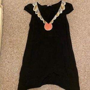 Sass & Bide Black Dress with Sequin Detail